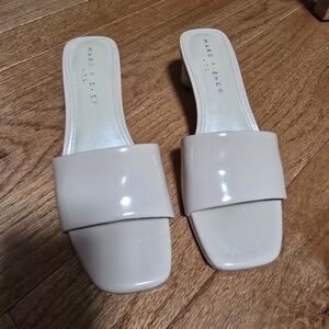 Marc Fisher Women's Beige Mules